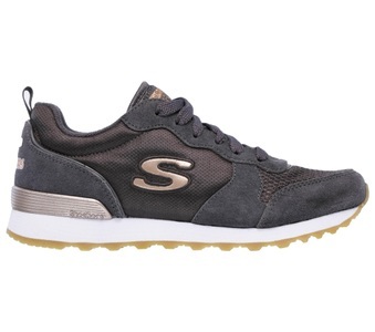 Skechers, Skechers Sneaker »GoldN Gurl«, Skechers Sneaker »OG 85 - GOLDN GURL«, Freizeitschuh, Halbschuh, Schnürschuh mit Air-Cooled Memory Foam