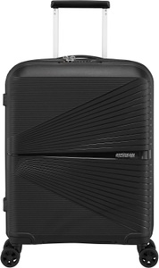 American Tourister, American Tourister - Koffer Spinner 55 cm / 33.5 L - Schwarz, American Tourister® Hartschalen-Trolley »AIRCONIC 55«, 4 Rollen, Handgepäck-Koffer Handgepäck-Trolley Reisekoffer TSA-Zahlenschloss