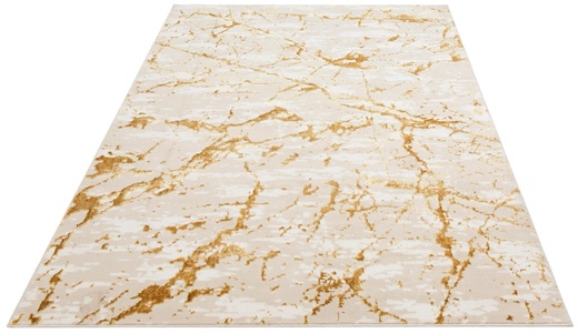LEONIQUE, Teppich, »Kalmus«, Leonique, rechteckig, Höhe 11 mm, maschinell gewebt, Leonique Teppich »Kalmus«, rechteckig, modernes Marmor Design, Kurzflor-Teppich, pflegeleicht, weich