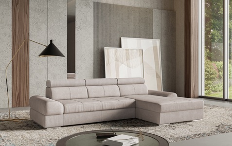 sit&more Ecksofa »Broadway L-Form«, mit verstellbaren Kopfteilen, wahlweise mit Bettfunktion