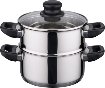 Elo, Elo - Meine Küche Dampfgartopf »Juwel de Luxe« (1-tlg.), Elo Basic Dampfgartopf »Juwel de Luxe«, Edelstahl, (1 tlg.), Dampfkochtopf, Induktion
