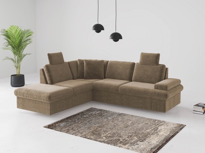 sit&more Ecksofa »Moreno«, mit Armteilverstellung,wahlweise mit Bettfunktion