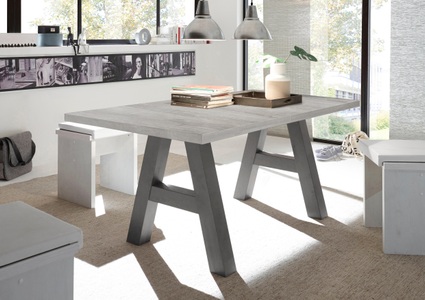 undefined, Esstisch, Mäusbacher Esstisch »Mister TOPSELLER!«, (OTTOs Choice), mit Auszug (160-210 cm), Gestell in A-Form