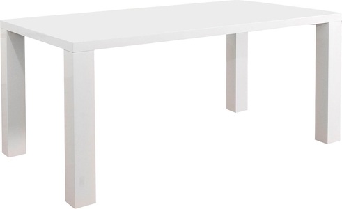 mutoni casual, Esstisch 200x100x76cm weiss, SalesFever Esstisch, in edlem Hochglanz