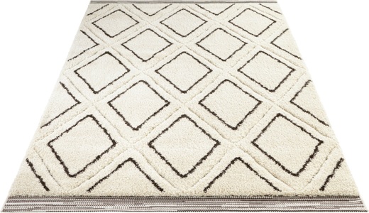 MINT RUGS, MINT RUGS Designteppich »Colin«, rechteckig, 22 mm Höhe, Hoch-Tief Struktur, sehr weicher Flor, Wohnzimmer, Schlafzimmer, Robust, Pflegeleicht, ringsum gekettelt, 
