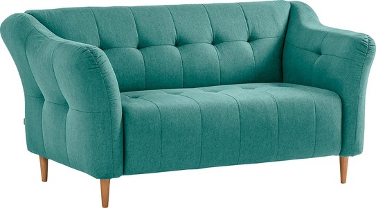 exxpo - sofa fashion, exxpo - sofa fashion 2-Sitzer, mit Holzfüssen, frei im Raum stellbar, 