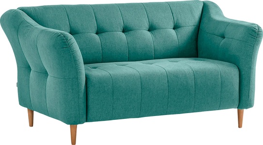 exxpo - sofa fashion, exxpo - sofa fashion 2-Sitzer, mit Holzfüssen, frei im Raum stellbar, 