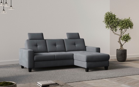 Places of Style Ecksofa »Varese«, wahlweise mit Bettfunktion und Bettkasten