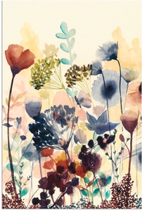 Artland, Artland Wandbild »Sonnengetrocknete Blüten I«, Artland Wandbild »Sonnengetrocknete Blüten I«, Blumenwiese, (1 St.), als Alubild, Outdoorbild, Leinwandbild, Poster, Wandaufkleber