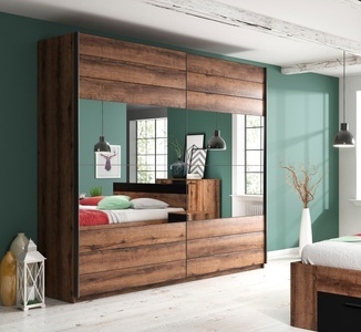 home24, home24 Schwebetürenschrank Salton, 