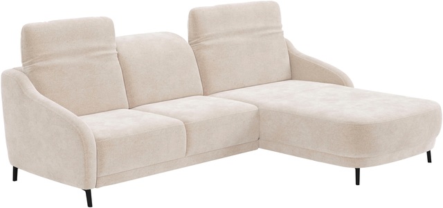 sit&more Ecksofa »Blues L-Form« wahlweise mit Klapptisch und USB