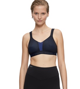 TRIUMPH, Sport-BH Energy Lite ohne Formbügel, Triumph - Bh, für Damen, Black, Größe 80/D