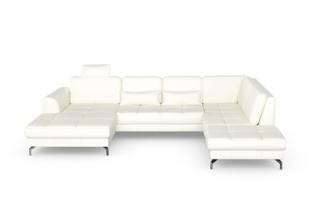sit&more Wohnlandschaft »Bendigo V«, inklusive Sitztiefenverstellung, Bodenfreiheit 12 cm, wahlweise in 2 unterschiedlichen Fussfarben