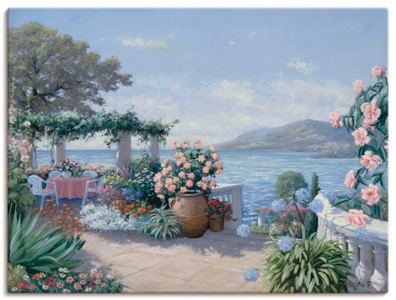 Artland, Artland Wandbild »Grossartige Sicht«, Artland Wandfolie »Grossartige Sicht«, Garten, (1 St.), selbstklebend