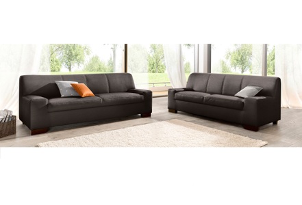 DOMO collection, DOMO collection Sitzgruppe (Set, 2-tlg), DOMO collection Polstergarnitur »Norma Top«, (Set), bestehend aus einem 2-Sitzer und einem 3-Sitzer