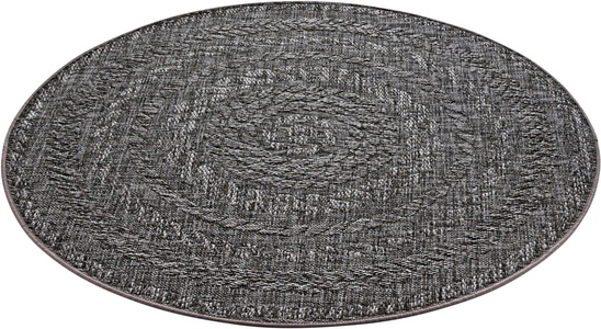 BOUGARI, Teppich, »Almendro«, bougari, rund, Höhe 6 mm, maschinell gewebt, NORTHRUGS Teppich »Almendro«, rund, 6 mm Höhe, Sisal Optik, Robust, Pflegeleicht, Flachgewebe