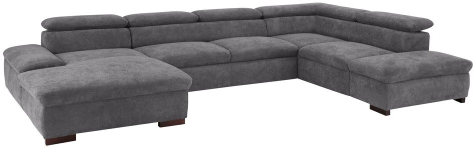 Home affaire Wohnlandschaft »Alberto«, XL, inklusive Kopfteilverstellung