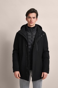 bugatti Langjacke, mit Kapuze, mit wasserfester Eigenschaft