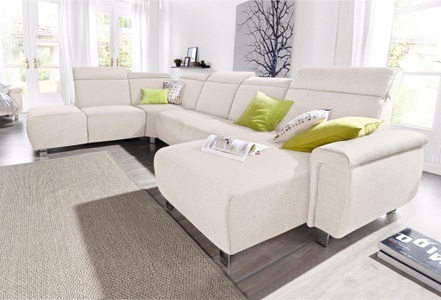SIT&MORE, sit&more Wohnlandschaft, sit&more Wohnlandschaft »Township U-Form« wahlweise mit elektrischer Wallfree-Funktion