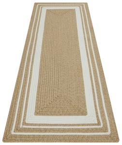 NORTHRUGS Läufer »Trenzado«, rechteckig, Flachgewebe, Hand-Made Look, robust, pflegeleicht
