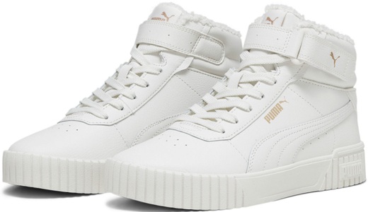Puma, Carina 2.0 Mid WTR Damen Sneaker, Puma Carina Damen Sneaker Weiss