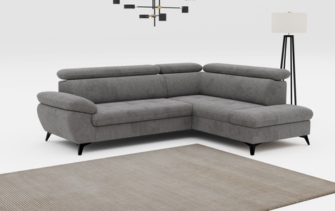 COTTA Ecksofa »Hudson L-Form«, mit Kopfteilverstellung, wahlweise mit Bettfunktion & Bettkasten