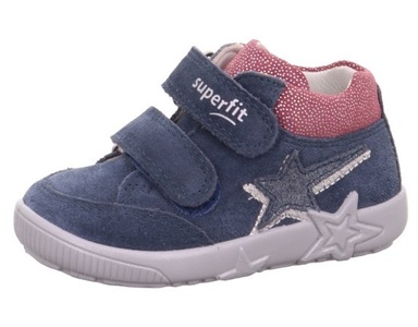 Superfit, superfit Halbschuh Starlight blau/pink (mittel), 