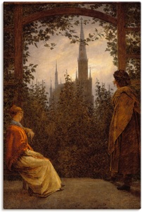 Artland, Artland Wandbild »Gartenlaube. 1818.«, Artland Wandbild »Gartenlaube. 1818.«, Garten, (1 St.), als Alubild, Leinwandbild, Wandaufkleber oder Poster in versch. Grössen
