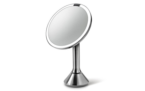 Simplehuman, Simplehuman ST3026 Sensorspiegel Edelstahl, simplehuman Kosmetikspiegel »mit Sensor Touch control brightness Silberfarben«