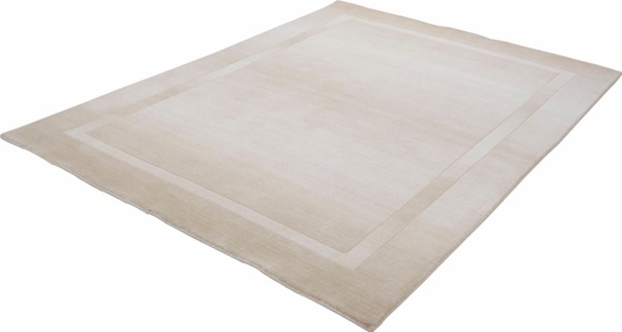 THEKO, Wollteppich, »Empire 9035«, THEKO, rechteckig, Höhe 14 mm, handgewebt, THEKO Wollteppich »Elegance«, rechteckig, 14 mm Höhe, Handweb Teppich, reine Wolle, mit Bordüre, handgewebt