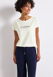 STREET ONE Shirttop, mit Folien-Wording
