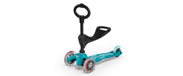Micro, MICRO Mini 3-in-1 Deluxe aqua, Micro Mobility Scooter »3in1 Deluxe«