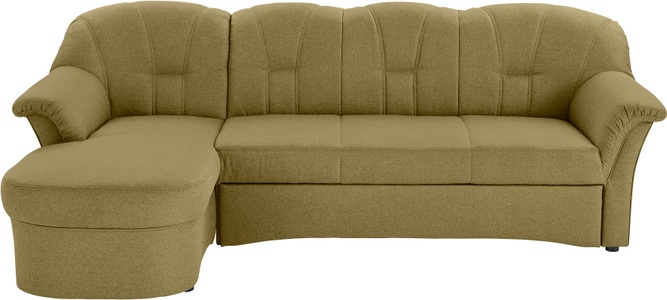DOMO collection, DOMO collection Ecksofa, DOMO collection Ecksofa Papenburg L-Form, in grosser Farbvielfalt, wahlweise mit Bettfunktion
