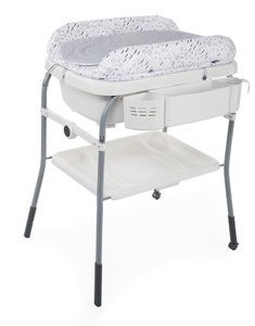 CHICCO, CHICCO Cuddle & Bubble 2019 cool grey, CHICCO® Bade-Wickelkommode Cuddle & Bubble cool grey