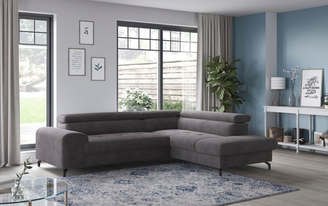 COTTA Ecksofa »Aura L-Form«, mit Schlaffunktion, Bettkasten und Kopfteilverstellung