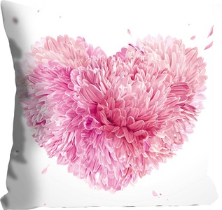 queence Dekokissen »Flower Heart«, (1 St.), mit einem Blumenherz