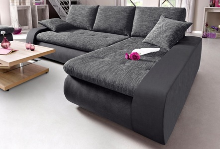 TRENDMANUFAKTUR, TRENDMANUFAKTUR Ecksofa, wahlweise XL oder XXL, TRENDMANUFAKTUR Ecksofa »Indie, L-Form«, wahlweise XL oder XXL