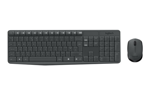 Logitech, Logitech Tastatur-Maus-Set MK235, Logitech Wireless Desktop Tastatur-Maus-Set MK235