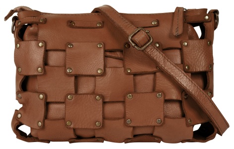 SAMANTHA LOOK, Samantha Look Umhängetasche, (1 tlg.), echt Leder, Made in Italy, Samantha Look Umhängetasche, echt Leder, Made in Italy