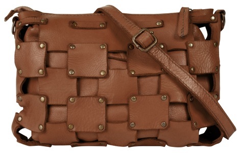 SAMANTHA LOOK, Samantha Look Umhängetasche, (1 tlg.), echt Leder, Made in Italy, Samantha Look Umhängetasche, echt Leder, Made in Italy