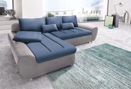 SIT&MORE, sit&more Ecksofa »Bandos«, sit&more Ecksofa »Bandos L-Form«, in 2 unterschiedlichen Grössen, wahlweise mit Bettfunktion
