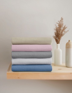 GOODproduct, GOODproduct Spannbettlaken »Jannis«, Mako-Jersey aus zertifizierter Bio-Baumwolle mit Elasthan, GOODproduct Spannbettlaken »Jannis Bettlaken«, 97% Baumwolle, für Boxspringbetten geeignet, (1 St.), Jersey mit Elasthan, GOTS zertifiziert, für Matratzenhöhe bis zu 30 cm, mit Gummizug