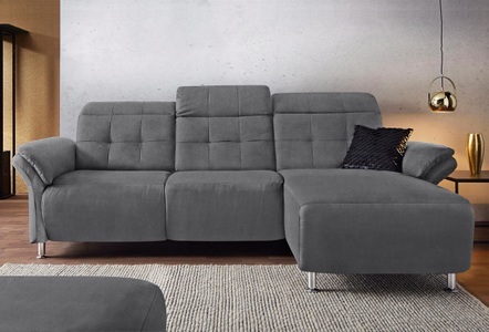PLACES OF STYLE, Places of Style Ecksofa »Manhattan«, 2 Sitze mit elektrischer Relaxfunktion, verstellbare Armlehnen, Home affaire Ecksofa »Manhattan L-Form« 2 Sitze mit elektrischer Relaxfunktion, verstellbare Armlehnen