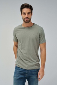 Salsa T-Shirt »Salsa Jeans T-Shirt T-Shirt V Neck Raw Edge Slim Fit«