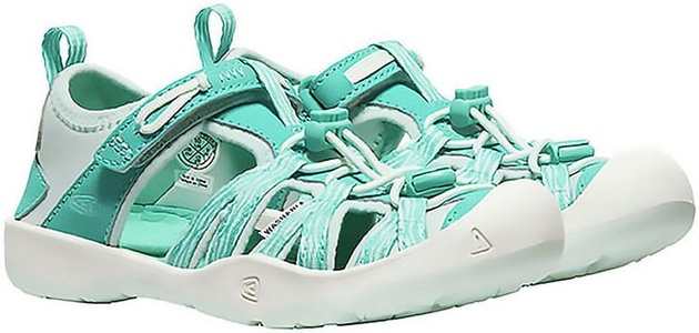 Keen, Keen Moxie Sandal Sandale blau, KEEN Kids C Moxie Sandal Trekkingsandalen female, waterfall/blue glass, Grösse: 29