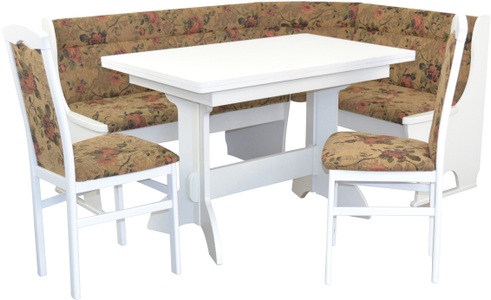 HOFMANN LIVING AND MORE, HOFMANN LIVING AND MORE Eckbankgruppe, (Spar-Set, 4 tlg., 4tlg. Set), Eckbank mit Stauraum unter den Sitzflächen, HOFMANN LIVING AND MORE Eckbankgruppe, (Spar-Set, 4 tlg., 4tlg. Set), Eckbank mit Stauraum unter den Sitzflächen