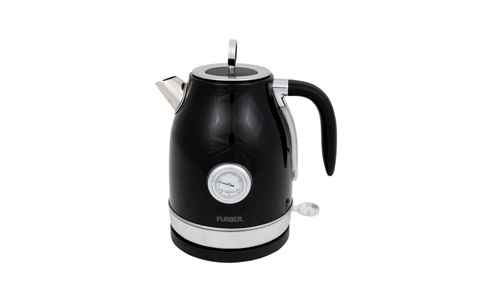 FURBER, Furber 1.7 l; Schwarz glanz Wasserkocher, FURBER Wasserkocher 1.7 l, Schwarz glanz