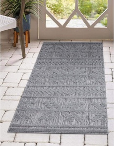 Carpet City, Carpet City Teppich »Santorini«, rechteckig, 5 mm Höhe, 3D-Effekt, für Wohnzimmer, Flur, Küche, Wintergarten, Balkon, Wetterfest & UV-beständig, Carpet City Teppich »In-& Outdoorteppich Santorini 411, 3D-Effekt, Boho-Optik«, rechteckig, 5 mm Höhe, Wetterfest & UV-beständig für Terrasse, Balkon, Küche, Flur