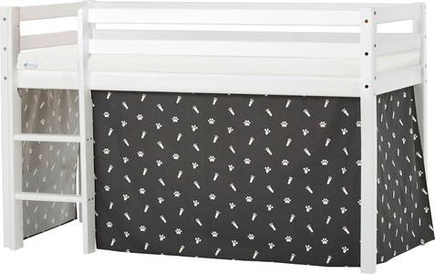 Hoppekids, Hoppekids Hochbett, mit Matratze und Textil-Set, 