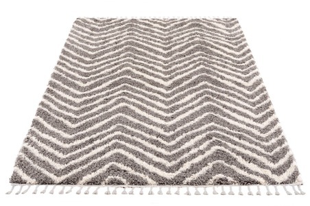 Carpet City Hochflor-Teppich »Pulpy 531«, rechteckig, 30 mm Höhe, mit Fransen, Wohnzimmer